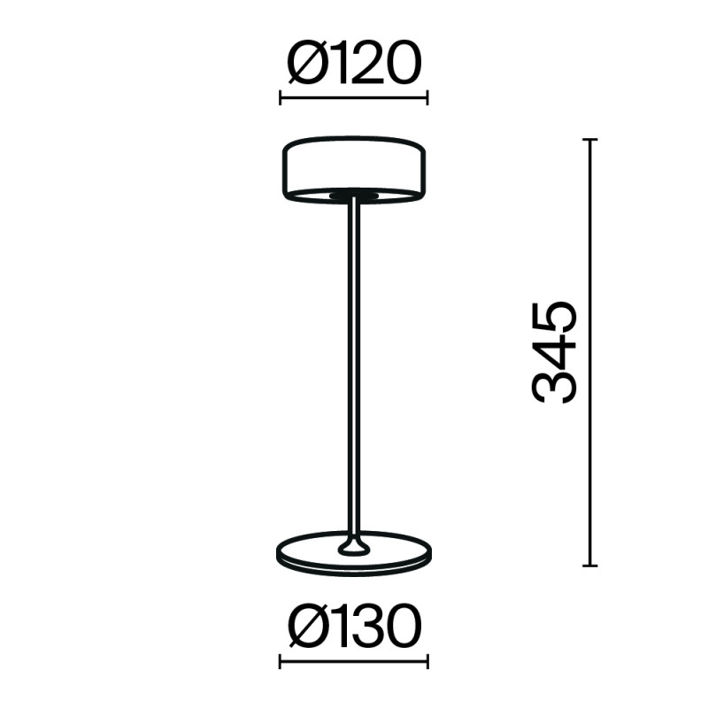 Аккумуляторный светильник 12*34,5 см, LED*3W AI Collaboration MOD229TL-L3W3K2 Maytoni, Белый