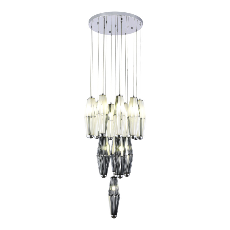 Светильник подвесной 45*100/150 см, 16*G9*5W 4000K ST LUCE Ciara SL1242.103.16 хром