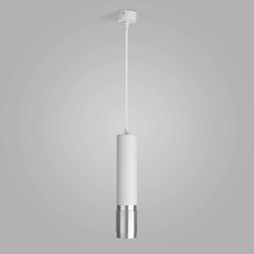 Подвесной светильник 6 см Eurosvet Tony DLN108 GU10 белый/серебро