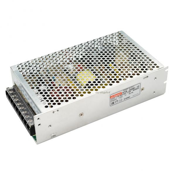 Блок питания HTS-200M-12 (12V, 16.7A, 200W) (Arlight, IP20 Сетка, 3 года) 014983