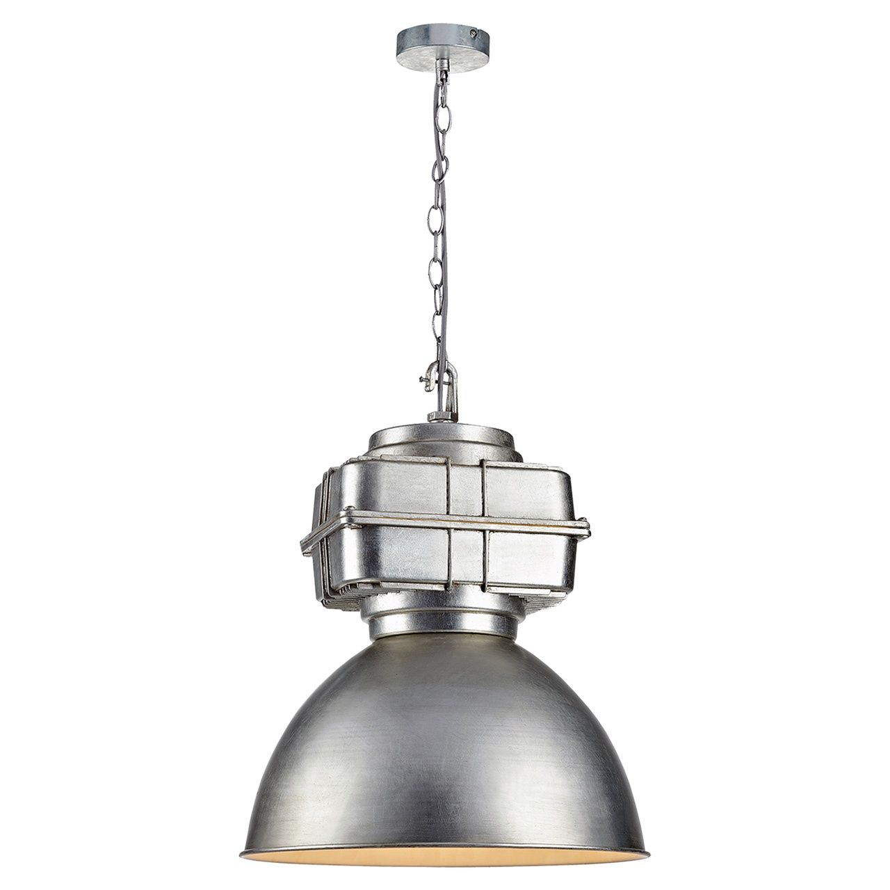 Подвесной светильник Lussole Loft Arta LSP-9826, Е27, диаметр 41 см, цвет серый.
