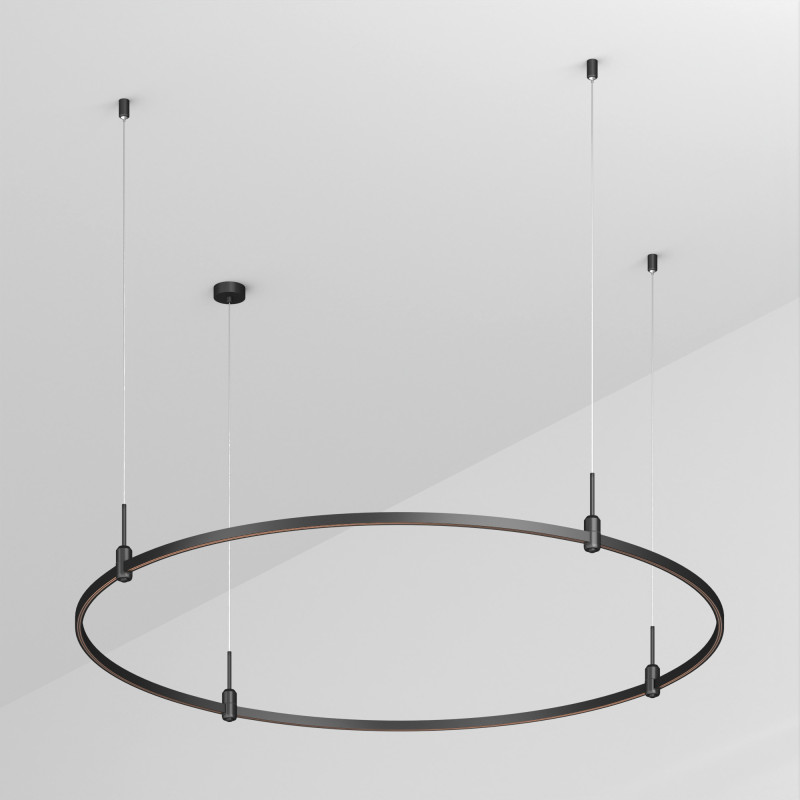 Трек ART-APRIORI-ROUND-HANG-R1500 (BK) (Arlight, IP20 Металл, 3 года) 048491