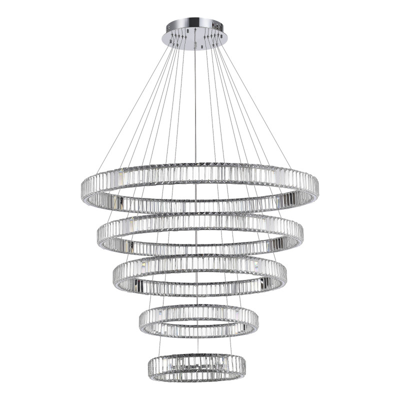 Люстра подвесная 120*100 см, 1*LED 285W 4000K хром ST Luce Tivoli SL1622.113.05