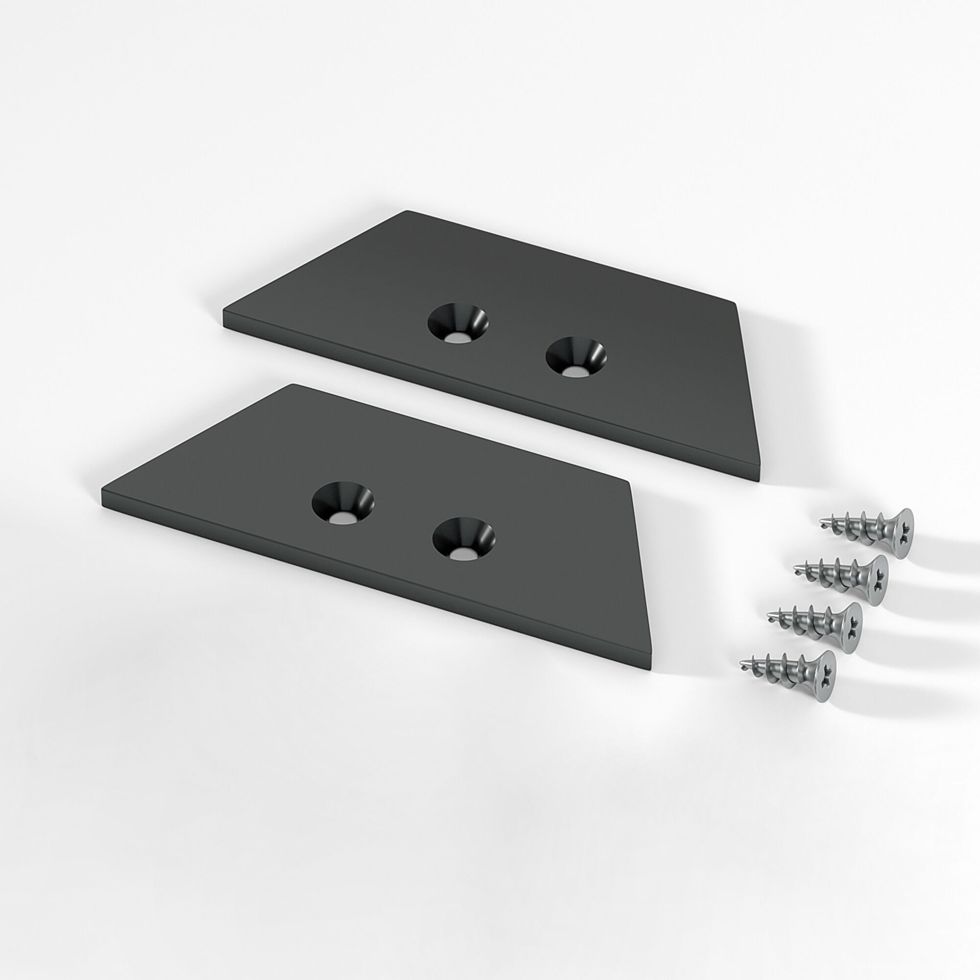 Комплект заглушек черный для накладного алюминиевого профиля светодиодной ленты (1 пара) Elektrostandard ZL-2-ALP022