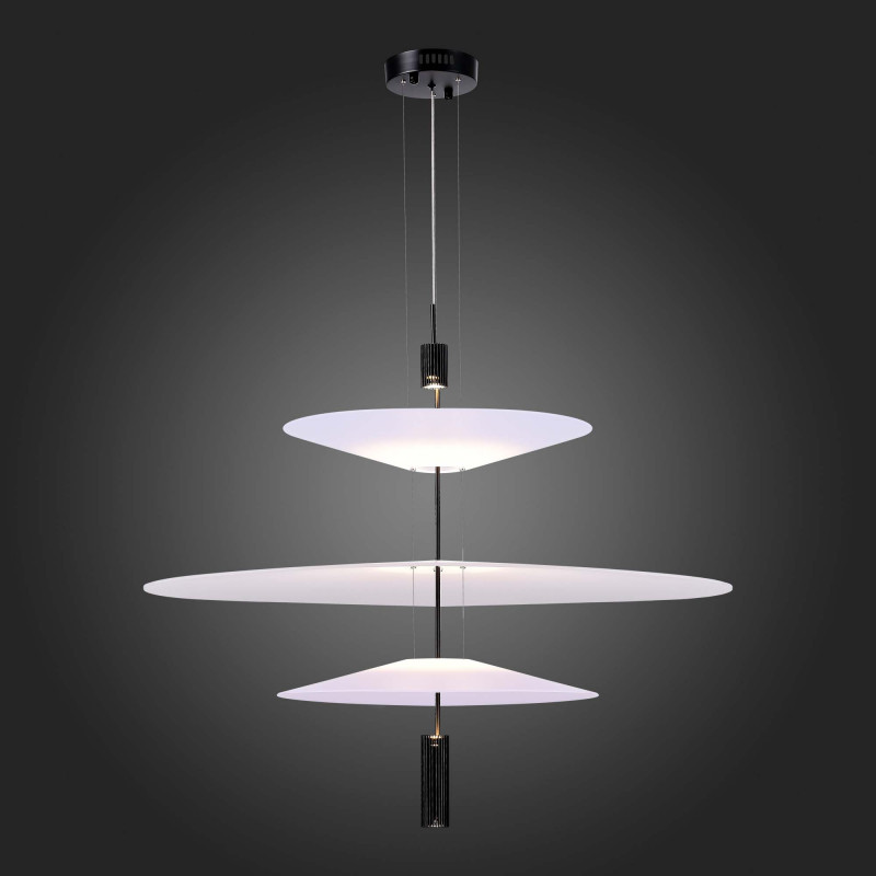 Люстра подвесная 68 см, 15W 3000K ST LUCE ISOLA SL6101.423.01 Черный