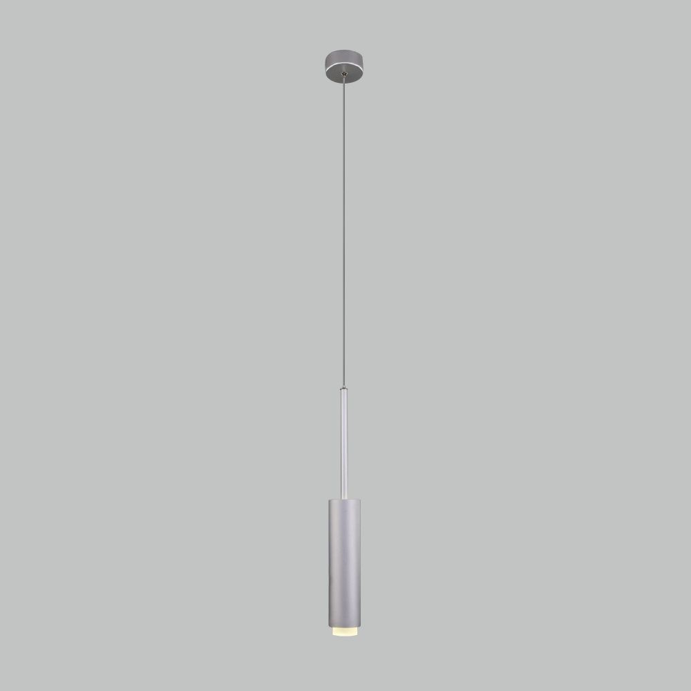 Подвесной светильник светодиодный 5 см 4200K 10W Eurosvet  Dante 50203/1 LED матовое серебро