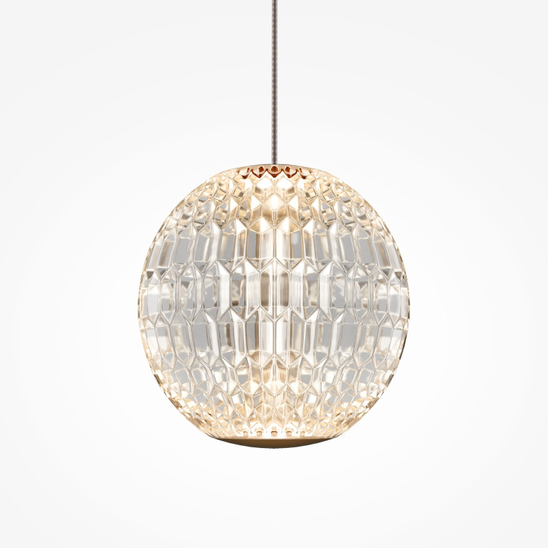 Каскадная люстра 70*70*466 см, LED, 3000К, Maytoni Sapphire MOD293PL-L140BS3K латунный