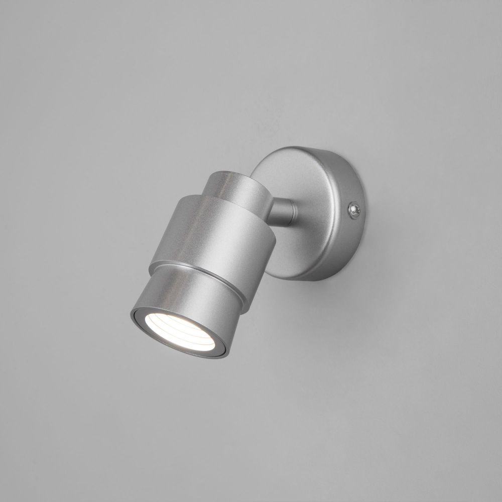 Настенный светодиодный светильник 6 см 4200K 7W Eurosvet  Plat 20125/1 LED серебро