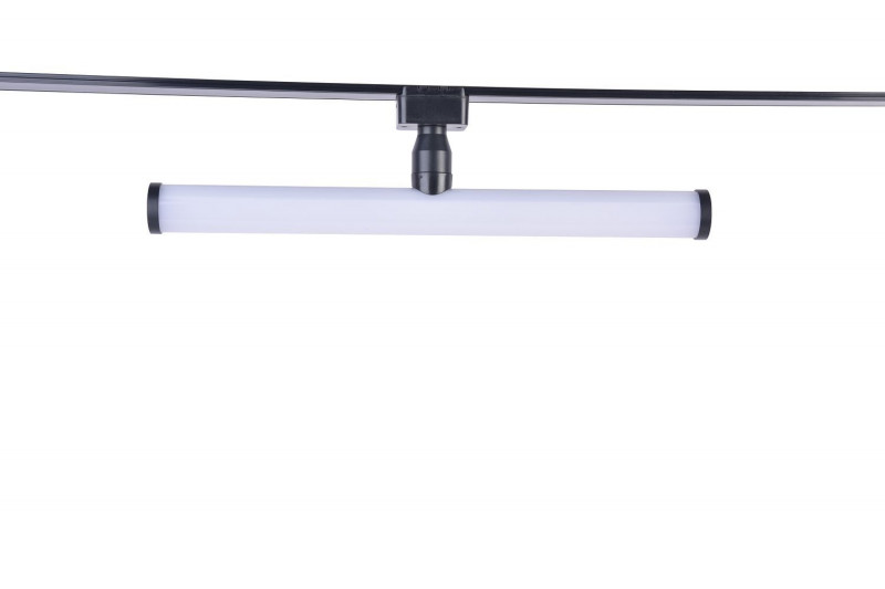 Потолочный светильник Favourite Unika 4157-1U, L300*W28*H82, магнитный светильник черного цвета на шинопровод, с поворотным механизмом, акриловый рассеиватель со встроенной лентой LED