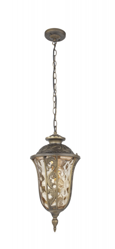 Уличный светильник Favourite Luxus 1495-1P, W280*H1400, золотисто-коричневый
