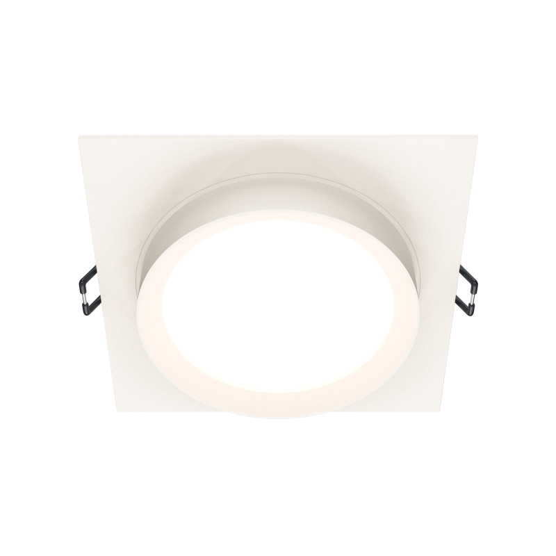 Светильник 11 см, Maytoni Downlight Hoop DL086-GX53-SQ-W, белый