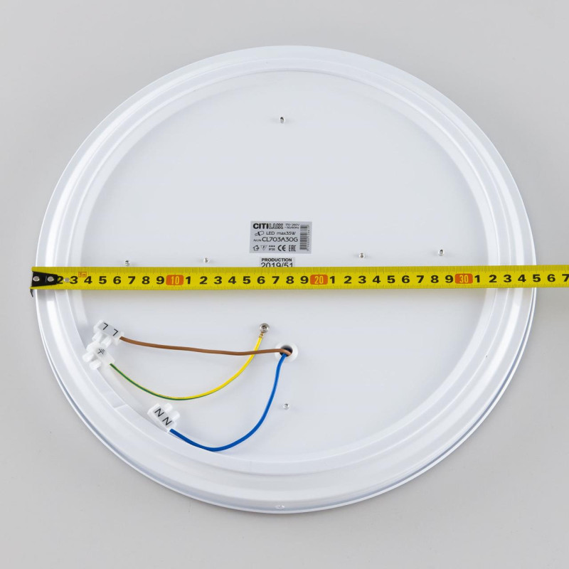 Светильник 42 см, 35W, 3000-6500K с Алисой Citilux Старлайт Смарт CL703A30, белый