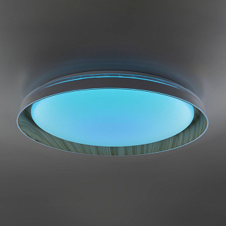 Светильник 53 см, 68W, 3000-5500K с пультом Citilux CL752452G MEGA Белый+Клен LED