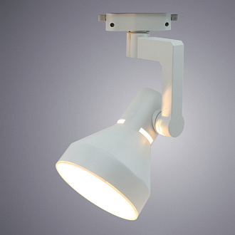 Трековый светильник Arte Lamp Nido A5108PL-1WH, белый, 24x15x12см, E27, max 60Вт
