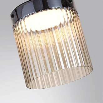 Потолочный светильник 23,5*23,5*25,8 см,  LED*W, 4000 К, Odeon Light Pillari, черный 5047/20LC