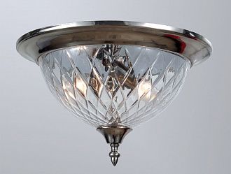 Потолочный светильник Newport 6403/PL satin nickel, никель
