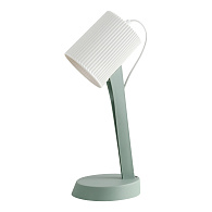 Настольная лампа 16*13*37 см, 1*E14*25W Lussole Union LSP-0671 зеленый