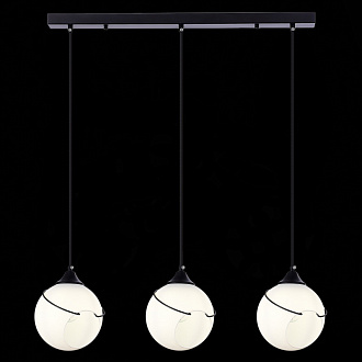 Светильник подвесной 15 см, Evoluce Satturo SLE103143-03 Черный