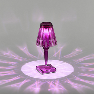 Прикроватная лампа 11,5*26 см, 1*LED*3W 3000K/4000K/6000K ST LUCE Sparkle SL1010.704.01 фиолетовый