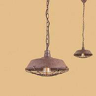 Светильник подвесной LOFT HOUSE P-114, диаметр 32 см, коричневый/кофе