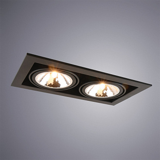 Встраиваемый светильник Arte Lamp Cardani Semplice A5949PL-2BK, черный
