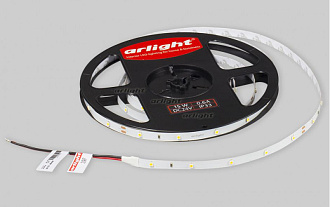 Светодиодная лента RT 2-5000 24V White6000 0.5x (3528, 150 LED, LUX) (Arlight, 2.9 Вт/м, IP20) 019917, цена за метр, катушкой по 5 м