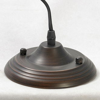 Подвесной светильник Lussole Milazzo LSP-8553, 30*25 см, коричневый