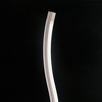 Торшер Citilux Гуффин CL804001, хром-белый, диаметр 25 см, 3000К
