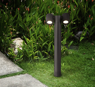 Ландшафтный светильник 55 см Maytoni Outdoor Wall Street O010FL-02B черный