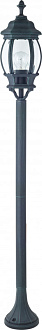 Уличный светильник Favourite Paris 1806-1F, W170*H1140, черный с зеленой патиной