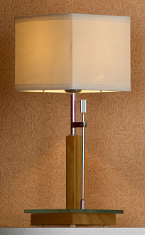 Настольная лампа Lussole Montone LSF-2504-01 хром/бук