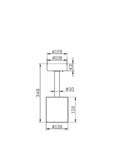 Настольная лампа 12*34,8 см, LED, 3W, 4000К, Maytoni AI Collaboration MOD229TL-L3G3K1 прозрачный