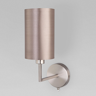 Настенный светильник с абажуром Eurosvet Soffio 60134/1 никель