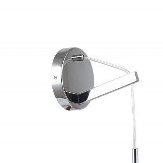 Бра Favourite Aenigma 2555-1W, D180*W120*H590, хром, внешний стеклянный плафон, лампу можно менять
