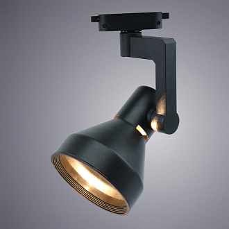 Трековый светильник Arte Lamp Nido A5108PL-1BK, черный, 24x15x12см, E27, max 60Вт