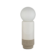Настольная лампа *10*28 см, G9 1*5W LED,  К, Lumion Himiko 5669/1T, серый, бежевый