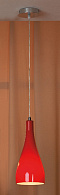 Светильник 15 см Lussole Rimini LSF-1156-01 хром/красный 