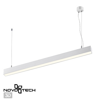 Светодиодный светильник 80 см, 30W, 4000K, Novotech Iter 358867, белый