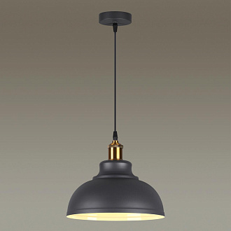 Подвесной светильник диаметр 30 см Odeon Light 3366/1 Черный, бронза