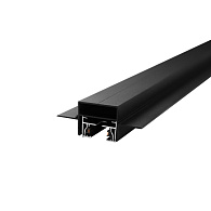 Профиль для монтажа Однофазного шинопровода в ГКЛ потолок (2м) 200*8,3*3,2 см, Черный, St Luce Однофазная Трековая Система ST001.429.02