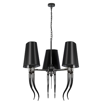 Подвесной светильник 28*73 см, 6*E14*40W черный Loft It Brunilde 10207/6 Black