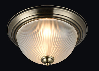 Светильник потолочный диаметр 33,3 см FR2913-CL-02-BZ Бронза