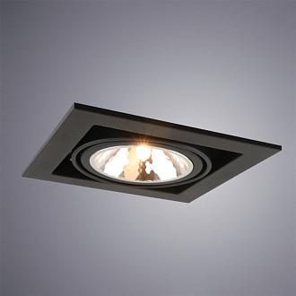 Встраиваемый светильник Arte Lamp Cardani Semplice A5949PL-1BK, черный