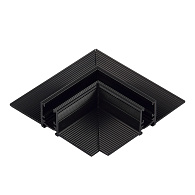 Соединитель "потолок-потолок" для встраиваемого шинопровода SUPER5 5*5*1,5 см, ST LUCE Super5 ST066.409.10 черный