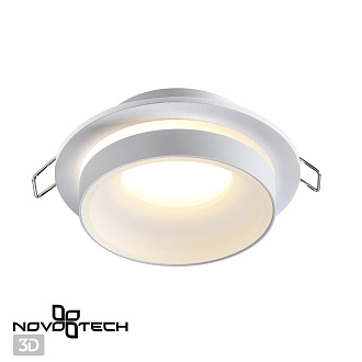 Встраиваемый светильник Novotech SPOT WATER 370781 белый