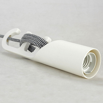 Подвесной светильник 10*40*160 см, 1*E27*10W Lussole Cozy LSP-8547 белый